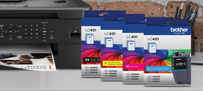 LC401MS - Built to work seamlessly with Brother printers