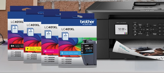 LC401XLMS - Built to work seamlessly with Brother printers