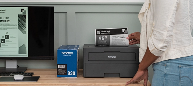 Brother’s HL_L2400DW - Print confidently with Genuine toner